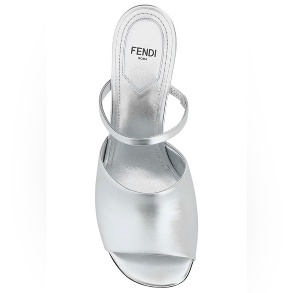 Fendi First F-Shaped Sculpted Heel Sandals - Picture 3 of 3
